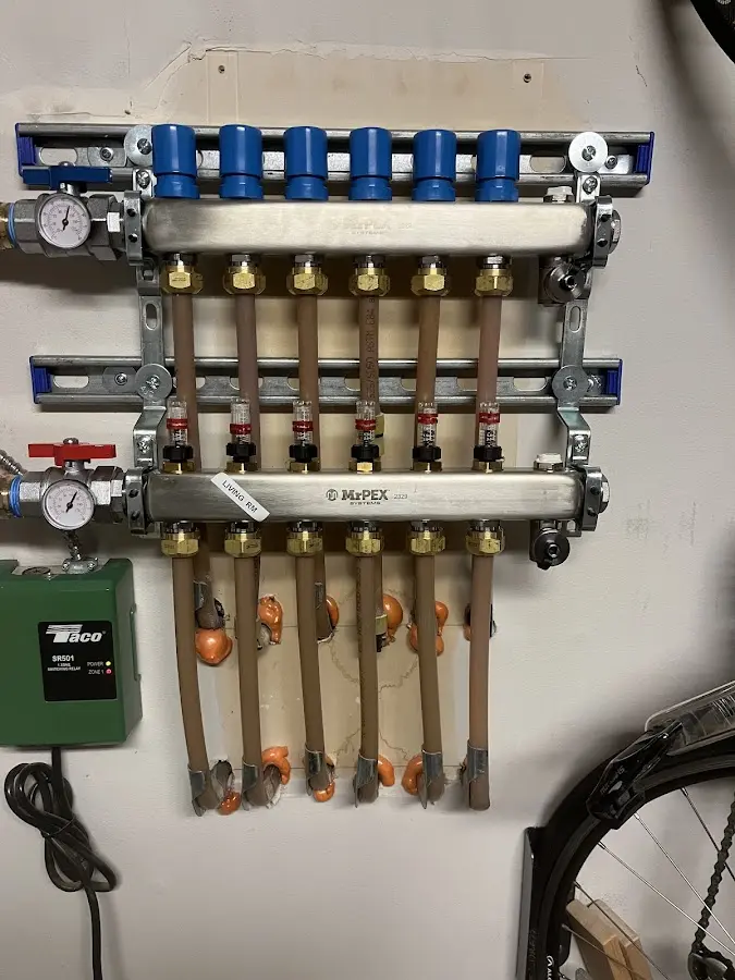 Plumber performing Leak Detection at a residential property in Gaffney